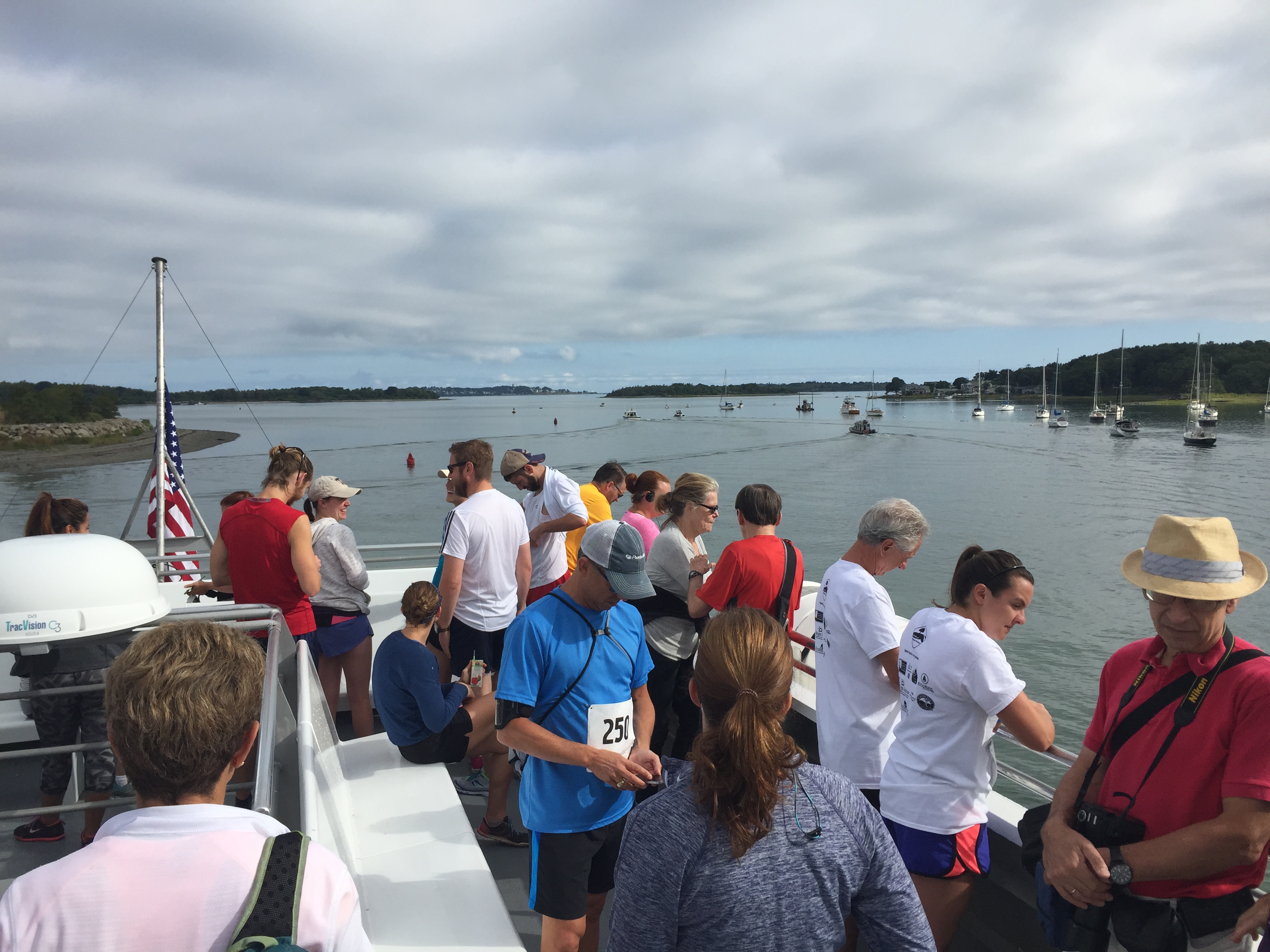 Ferry Taking Runners to Island